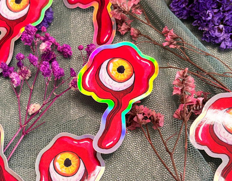 Holographic Surreal Eye Sticker 63,5mm