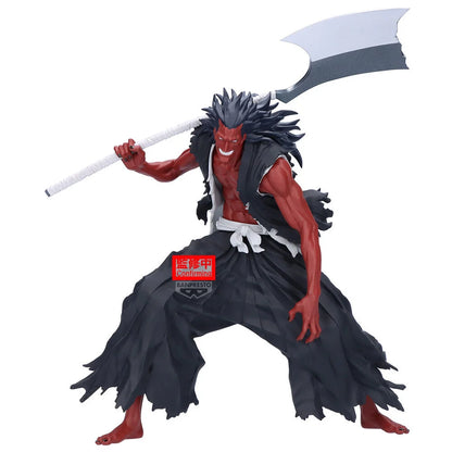 Ocio Bleach Figur Kenpachi Zaraki 24cm, detailreiche Anime-Figur aus der Bleach-Serie, mit charakteristischem Schwert und Kostüm.
