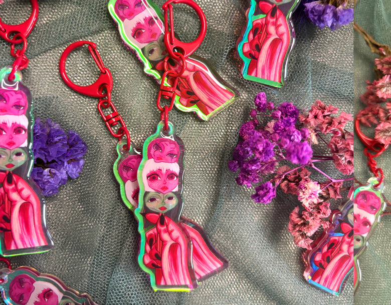 DangoTotem Holographic Keychain 63,5mm