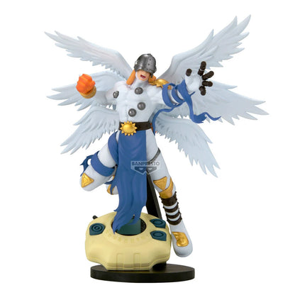 Digimon Adventure Angemon Figur, 22 cm groß, detailreiche Ocio Figuren für Sammler und Fans der Digitalen Welt.