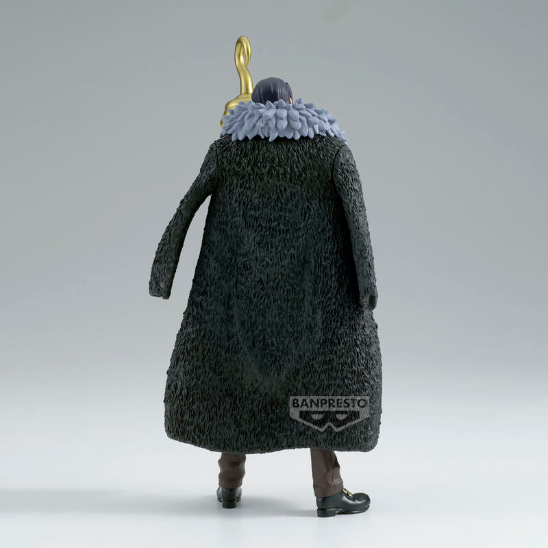 Ocio One Piece Crocodile Figur 17cm aus der Grandline Serie, detailreiche Comic-Figur für Sammler und Fans