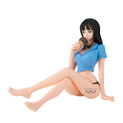 Ocio One Piece Nico Robin Sommerfigur, 11 cm, detailreiche Glitzer-Design, lebensnahe Darstellung der beliebten Anime-Figur.