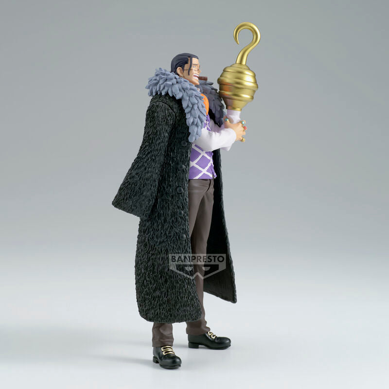 Ocio One Piece Crocodile Figur, 17cm, Grandline Serie, detailreiche Actionfigur aus der beliebten Anime-Serie.