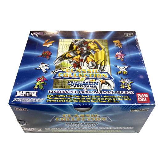 Digimon classic booster display