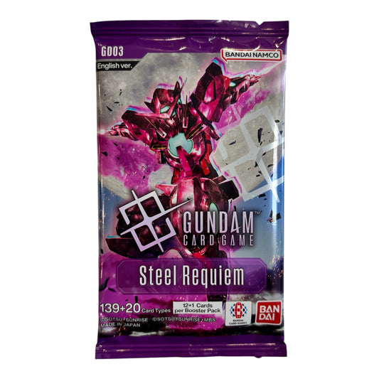 Gundam Steel Requiem (GD 03) Booster Display